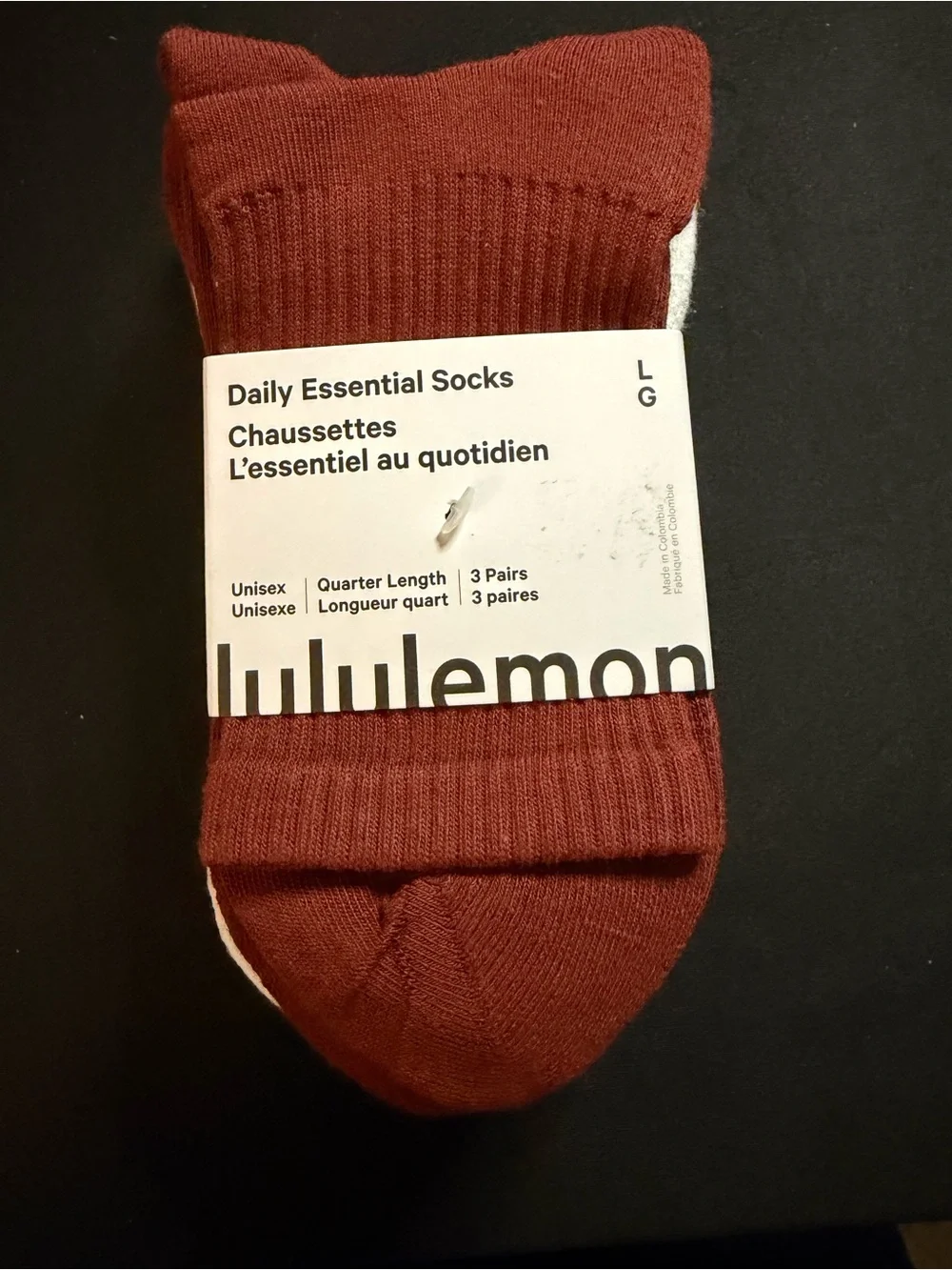 lululemon athletica Daily Essential Quarter-Length Socks - Rust Tone (3 Pairs)
